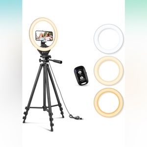 New 10” Ring Light with phone holder